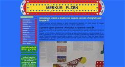 Desktop Screenshot of merkurplzen.cz